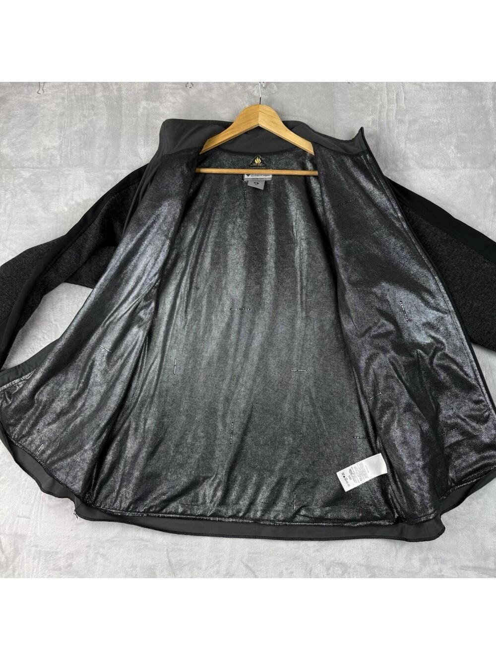Columbia Titanium Omni Heat Jacket Wool Blend Full Zip Fleece Hybrid Men Size XL - Picture 6 of 11